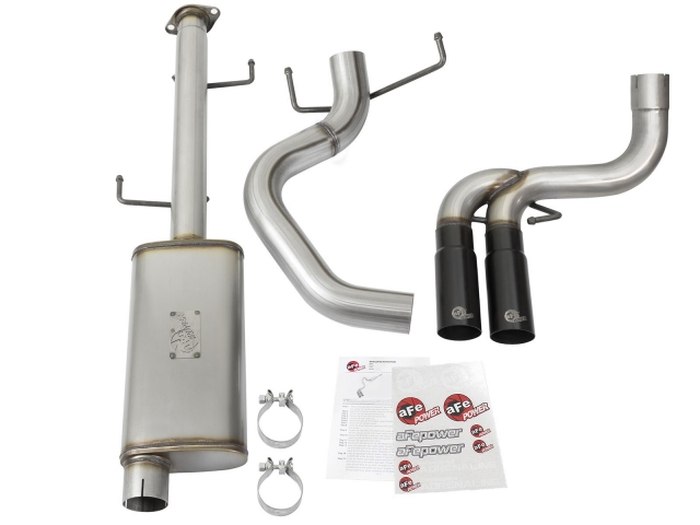 aFe POWER REBEL SERIES Cat-Back Exhaust w/ Black Tips (2007-2014 FJ Cruiser)