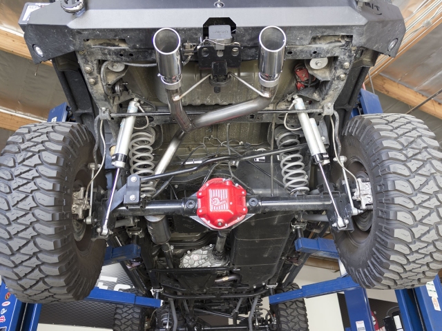 aFe POWER REBEL SERIES Axle-Back Exhaust w/ Polished Tips (2007-2016 Wrangler JK & JKU)