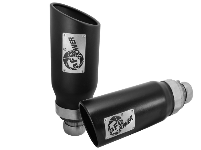 aFe POWER MACH Force-Xp 5" 409 Stainless Steel Exhaust Tip, Black (2009-2018 RAM 1500 3.0L EcoDiesel & 5.7L HEMI) - Click Image to Close