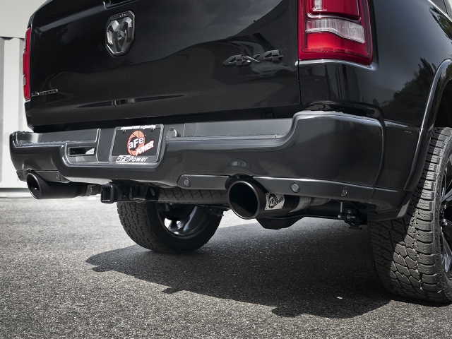 aFe POWER MACH Force-Xp 5" Stainless Steel Direct-Fit Exhaust Tip Set, Black (2019 RAM 1500 5.7L HEMI)