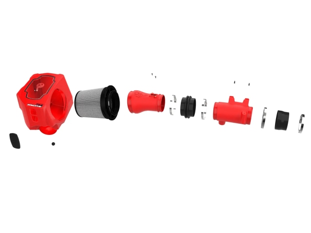 aFe POWER MOMENTUM GT "RED EDITION" Cold Air Intake w/ PRO DRY S Filter (2022-2025 Jeep Wagoneer, Grand Wagoneer & RAM 1500 3.0TT I6)