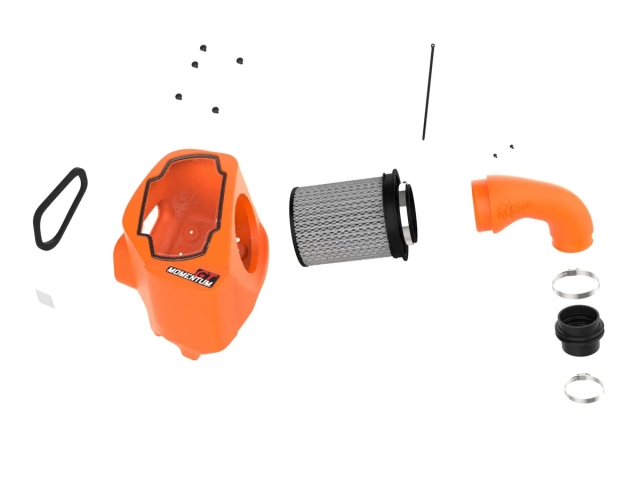 aFe POWER "ORANGE EDITION" MOMENTUM GT Cold Air Intake w/ PRO DRY S Filter (2024-2025 Toyota Land Cruiser 2.4T I4)