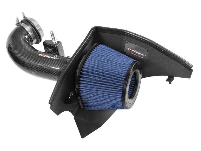 aFe POWER Track Series Carbon Fiber Cold Air Intake System w/ Pro 5R Filter (2016-2019 Camaro SS) - Click Image to Close