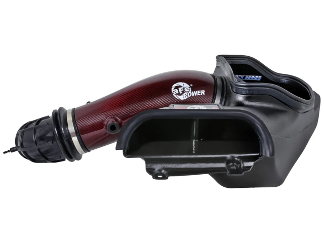 aFe POWER TRACK SERIES Red Kelvar Carbon Fiber Cold Air Intake w/ PRO 5 R (2023-2024 Ford F-150 Raptor R)