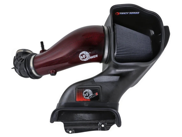 aFe POWER TRACK SERIES Red Kelvar Carbon Fiber Cold Air Intake w/ PRO 5 R (2023-2024 Ford F-150 Raptor R)