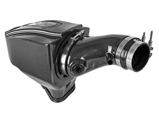 aFe POWER Black Series Carbon Fiber Cold Air Intake System w/ Pro DRY S Filter (2011-2019 Challenger & Charger 6.4L HEMI)