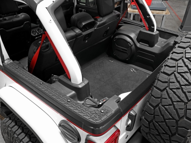 aFe POWER TERRA GUARD Tub Rail Covers (2018-2022 Jeep Wrangler JLU)