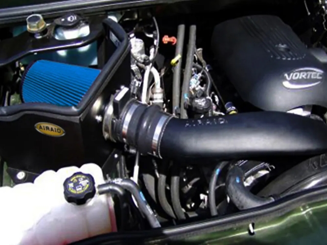 Airaid Cold Air Dam Performance Air Intake System [SYNTHAMAX], Black (2003-2007 Hummer H2)