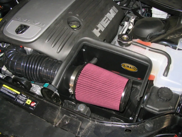 Airaid Performance Air Intake System [SYNTHAFLOW], Black (2005-2008 Chrysler 300C, Dodge Magnum, Charger 5.7L HEMI & SRT-8)