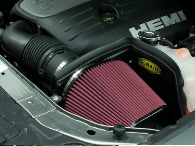 Airaid Cold Air Dam Performance Air Intake System [SYNTHAFLOW], Black (2011-2023 Chrysler 300, Charger & Challenger 5.7L & 6.4L HEMI) - Click Image to Close