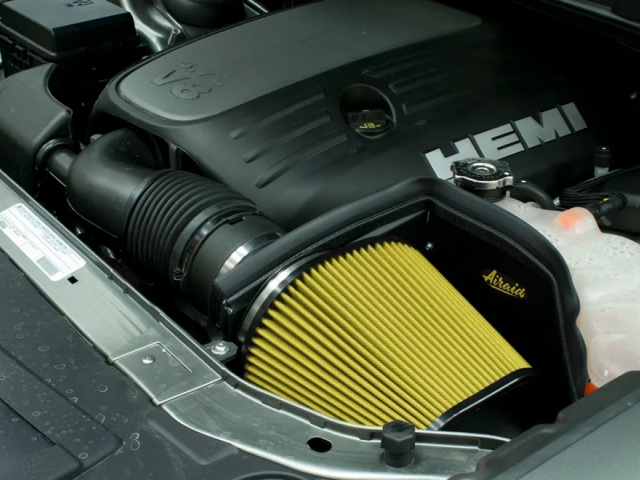 Airaid Cold Air Dam Performance Air Intake System [SYNTHAMAX], Black (2011-2023 Chrysler 300, Charger & Challenger 5.7L & 6.4L HEMI)