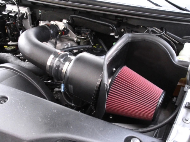 Airaid Cold Air Dam Performance Air Intake System [SYNTHAFLOW], Black (2004-2006 Ford F-150 4.6L MOD) - Click Image to Close