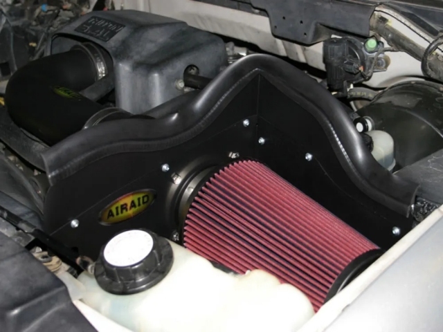 Airaid Cold Air Dam Performance Air Intake System [SYNTHAMAX], Black (1997-2004 Ford F-150 4.6L & 5.4L MOD) - Click Image to Close