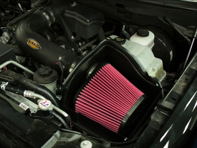 Airaid Cold Air Dam Performance Air Intake System [SYNTHAMAX], Black (2010 F-150 SVT Raptor 5.4L MOD)