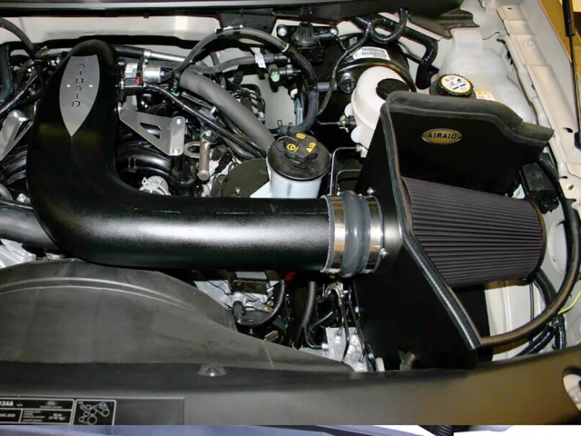 Airaid Cold Air Dam Performance Air Intake System [SYNTHAMAX], Black (2004-2008 Ford F-150 5.4L MOD)