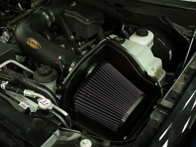 Airaid Cold Air Dam Performance Air Intake System [SYNTHAMAX], Black (2010 F-150 SVT Raptor 5.4L MOD)