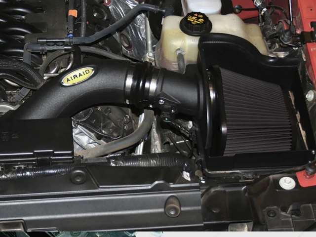 Airaid Cold Air Dam Performance Air Intake System [SYNTHAMAX], Black (2011-2014 Ford F-150 5.0L COYOTE)