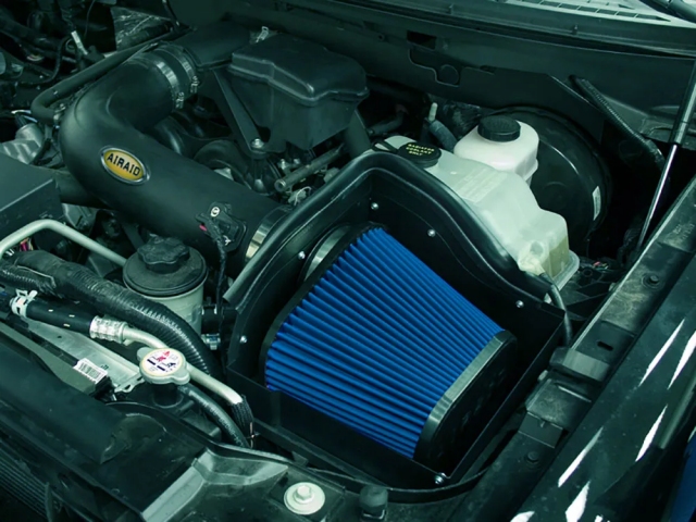 Airaid Cold Air Dam Performance Air Intake System [SYNTHAMAX], Black (2009-2010 Ford F-150 5.4L MOD) - Click Image to Close