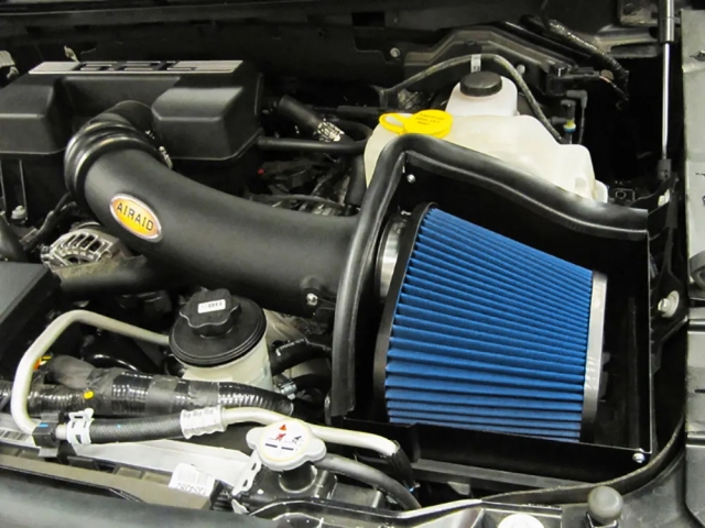 Airaid Cold Air Dam Performance Air Intake System [SYNTHAMAX], Black (2010-2014 F-150 & SVT Raptor 6.2L V8)