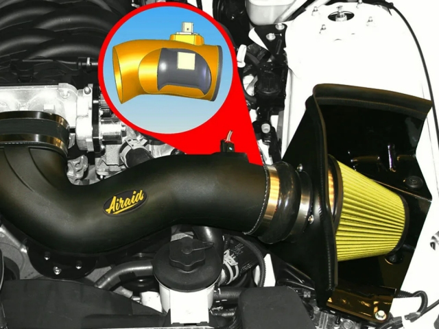 Airaid MXP Performance Air Intake System [SYNTHAFLOW], Black (2005-2009 Ford Mustang GT) - Click Image to Close