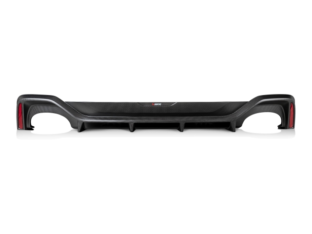 AKRAPOVIC Rear Carbon Fiber Diffuser - Matte (2020-2022 Audi RS 6 Avant)