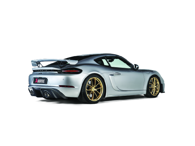 AKRAPOVIC Rear Carbon Fiber Diffuser - Matte (2020-2022 Porsche 718 Cayman GT4)