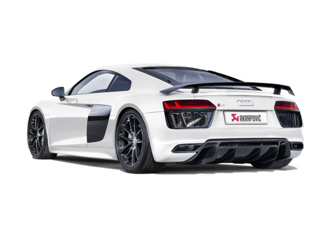 AKRAPOVIC Slip-On Line (Titanium) Exhaust System (2009-2018 Audi R8 5.2L V8)