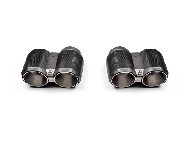 AKRAPOVIC Titanium Tail Pipe Set (Carbon Fiber) (2021-2023 BMW M2, M3 & M4) - Click Image to Close