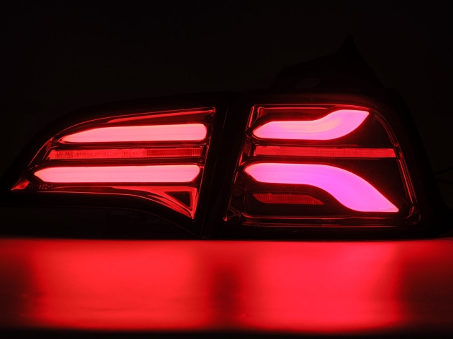 ALPHAREX PRO-SERIES LED Tail Lights, Jet Black (2017-2022 Tesla Model 3 & Model Y) - Click Image to Close