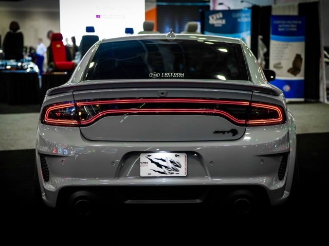 ALPHAREX NOVA-SERIES Prismatic LED Tail Lights, Black (2015-2023 Charger Scat Pack, SRT 392 & SRT Hellcat)