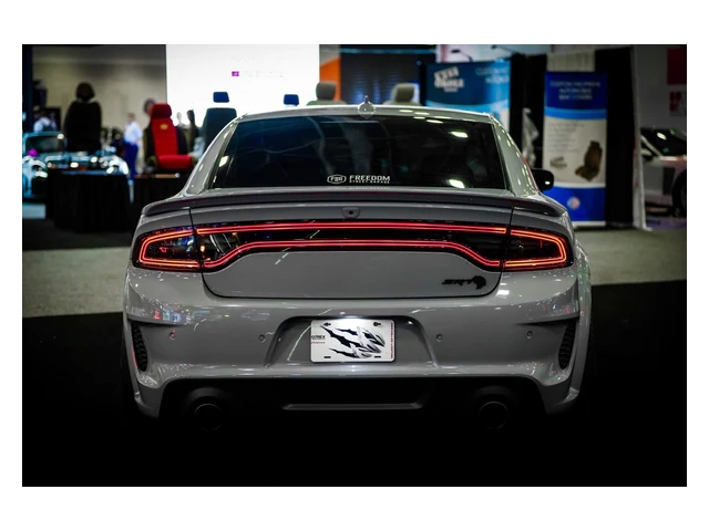 ALPHAREX MKII NOVA-SERIES Prismatic LED Tail Lights, Black (2015-2023 Charger Scat Pack, SRT 392 & SRT Hellcat)