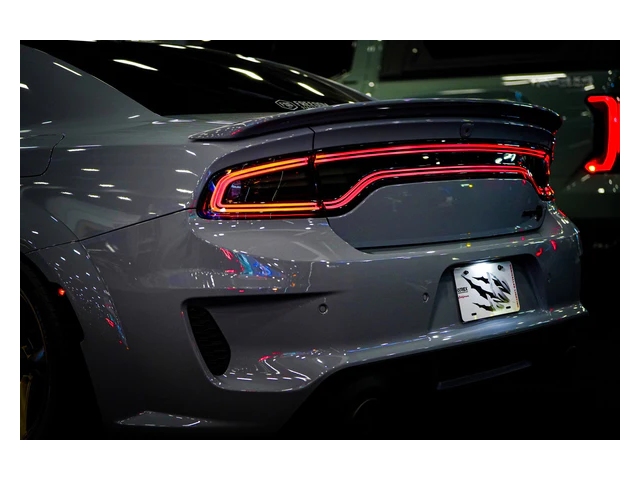 ALPHAREX MKII NOVA-SERIES Prismatic LED Tail Lights, Black (2015-2023 Charger Scat Pack, SRT 392 & SRT Hellcat)