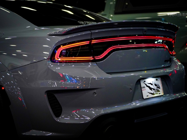 ALPHAREX NOVA-SERIES Prismatic LED Tail Lights, ALPHA Black (2015-2023 Charger Scat Pack, SRT 392 & SRT Hellcat)