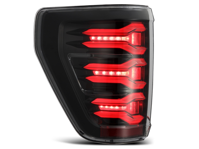 ALPHAREX LUXX-SERIES LED Tail Lights, ALPHA Black (2021-2023 Ford F-150)