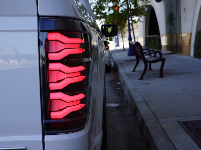 ALPHAREX LUXX-SERIES LED Tail Lights, ALPHA Black (2021-2023 Ford F-150)