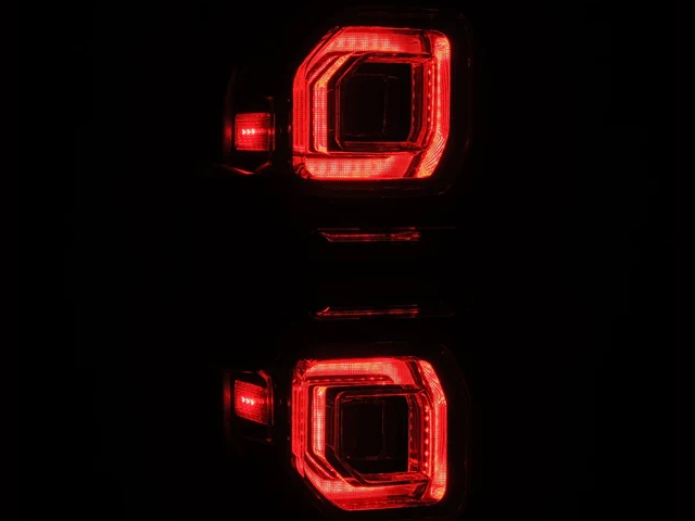 ALPHAREX NOVA-SERIES Prismatic LED Tail Lights, Black (2021-2024 Ford Bronco)