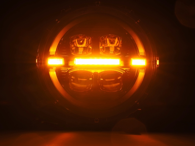 ALPHAREX NOVA-SERIES LED Projector Head Lights, ALPHA Black (2018-2024 Jeep Wrangler JL & JLU & Gladiator JT) - Click Image to Close
