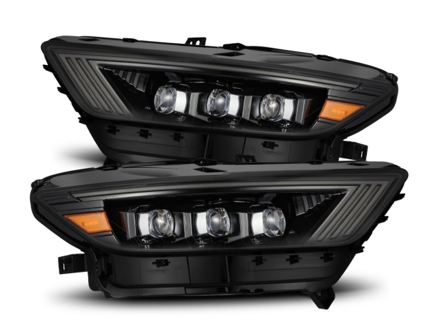 ALPHAREX NOVA-SERIES LED Projector Head Lights, ALPHA Black (2015-2017 Ford Mustang & 2018-2020 Mustang Shelby GT350 & GT500)