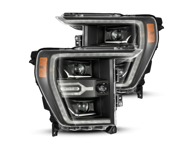 ALPHAREX LUXX-SERIES LED Projector Head Lights, Black (2021-2023 Ford F-150 & Raptor)