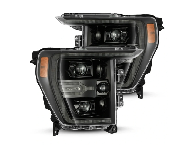 ALPHAREX LUXX-SERIES LED Projector Head Lights, ALPHA Black (2021-2023 Ford F-150 & Raptor) - Click Image to Close
