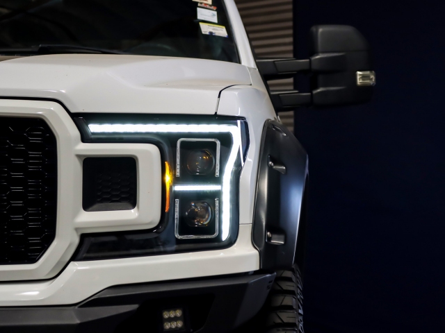 ALPHAREX LUXX-SERIES LED Projector Head Lights, Black (2018-2020 Ford F-150)