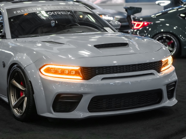 ALPHAREX NOVA-SERIES LED Projector Headlights, ALPHA Black (2015-2023 Charger Scat Pack, SRT 392 & SRT Hellcat)