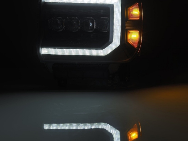 ALPHAREX NOVA-SERIES LED Projector Head Lights, Black (2014-2018 GMC Sierra 1500 & 2015-2018 GMC 2500 HD & 3500 HD) - Click Image to Close