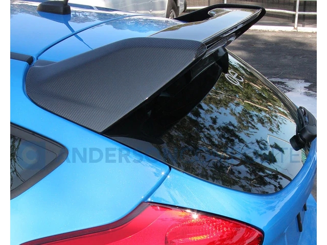 ANDERSON COMPOSITES RS-Style Carbon Fiber Rear Spoiler (2016-2018 Ford Focus)