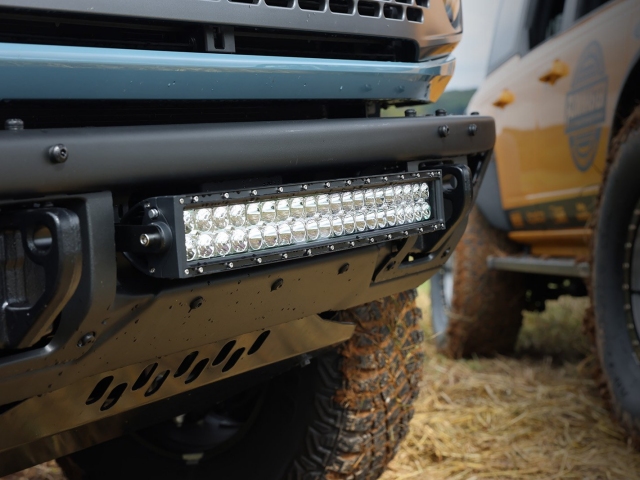ANVIL Front Bumper LED Light Mounts, 20" Light Bar (2021-2023 Ford Bronco) - Click Image to Close