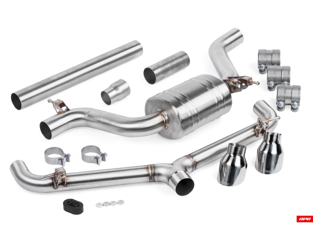 APR Cat-Back Exhaust System w/ Polished Tips (Golf MK7) - Click Image to Close