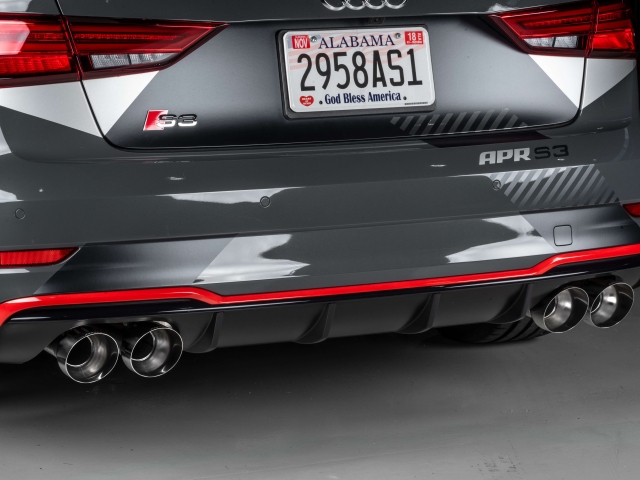 APR Cat-Back Exhaust System w/ Polished Tips (Audi S3 TYP 8V) - Click Image to Close