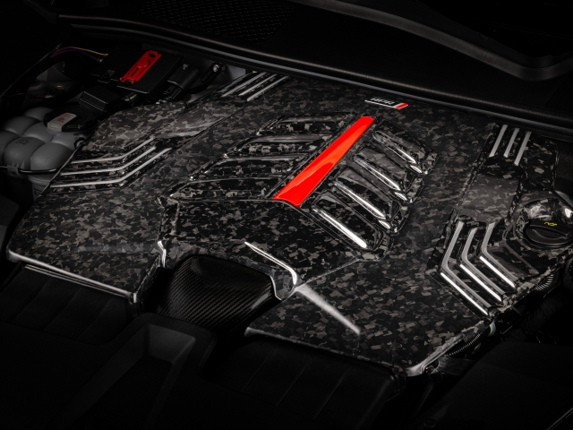 APR Forged Carbon Fiber Engine Cover (2019-2024 Audi Q7, S Q7, Q8, S Q8, RS Q8 & Porsche Cayenne)