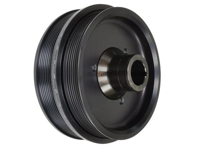 ATI PERFORMANCE SUPER DAMPER Harmonic Damper [OUTER DIAMETER 7.48" (10% OD) | WEIGHT (WITHOUT HUB) 7.48 LBS | SHELL MATERIAL ALUM | RIBS 8, 6 A/C | HUB MATERIAL STEEL] (FORD 5.0L COYOTE & 2012-2013 Mustang Cobra Jet) - Click Image to Close