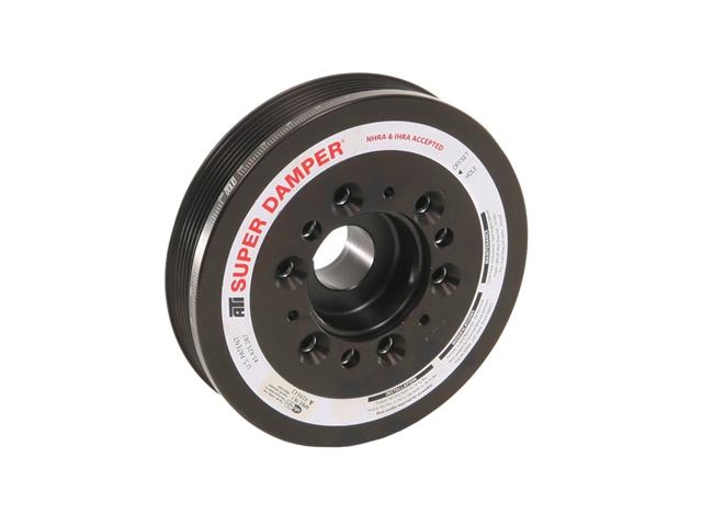 ATI PERFORMANCE SUPER DAMPER Harmonic Damper [OUTER DIAMETER 6.78" (OEM) | WEIGHT (WITHOUT HUB) 5.5 LBS | SHELL MATERIAL ALUM | RIBS 6 | HUB MATERIAL STEEL] (1996-2004 Mustang GT & SVT Cobra) - Click Image to Close